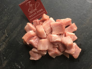 Diced pork