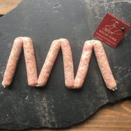 Handmade Pork & Leek sausages