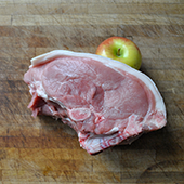 Crackling chump joint (bone in)